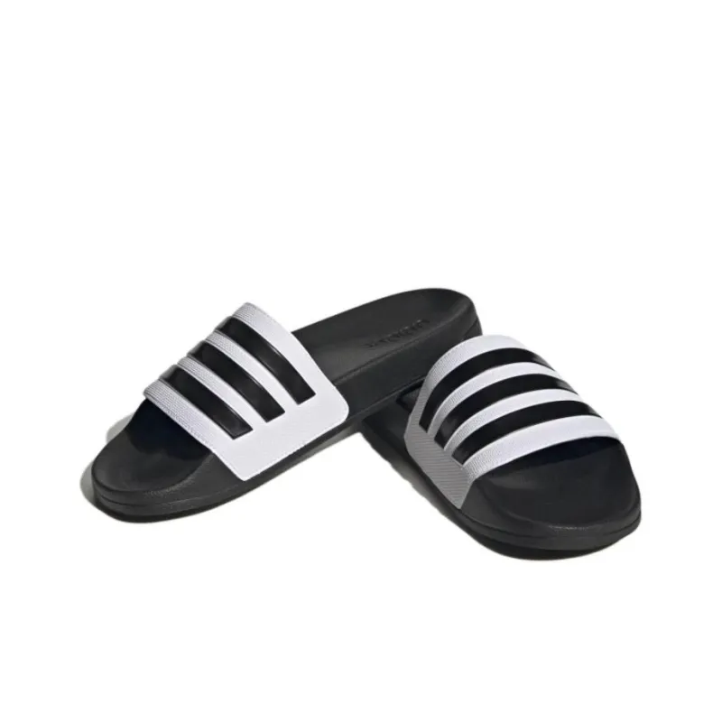 adidas originals Adilette White Black-3