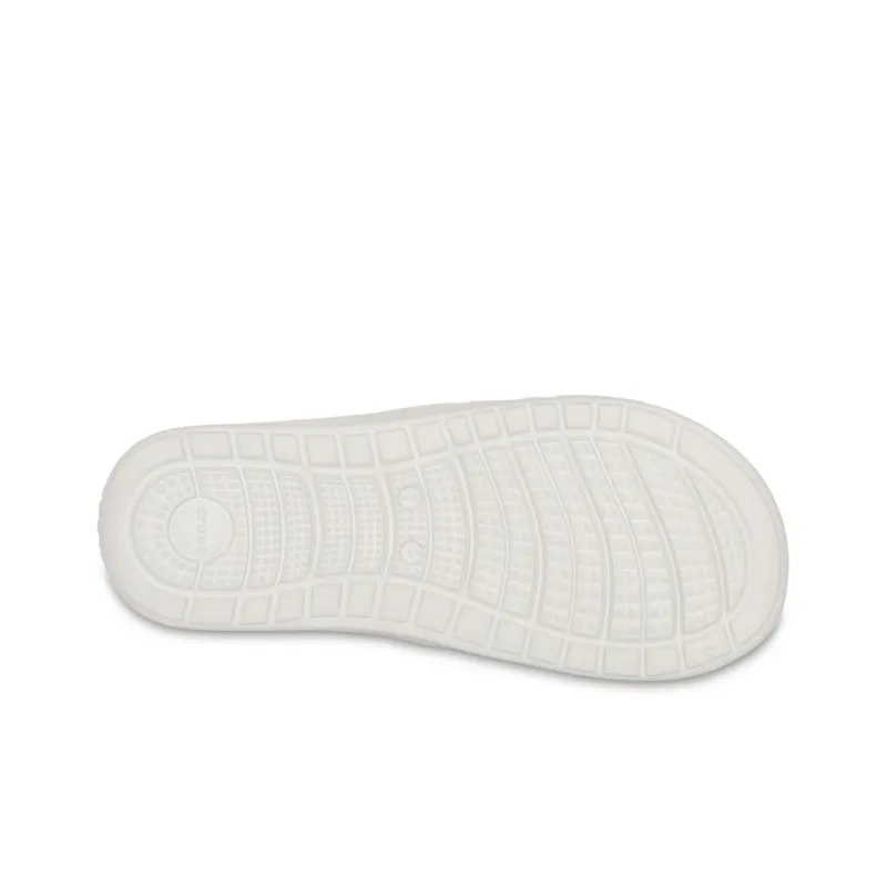 Crocs Reviva Broad Strap Round Toe Slides 'Yellow White'-6