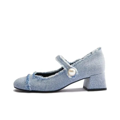 TOOMANYSHOES High Heels Women's Light Blue