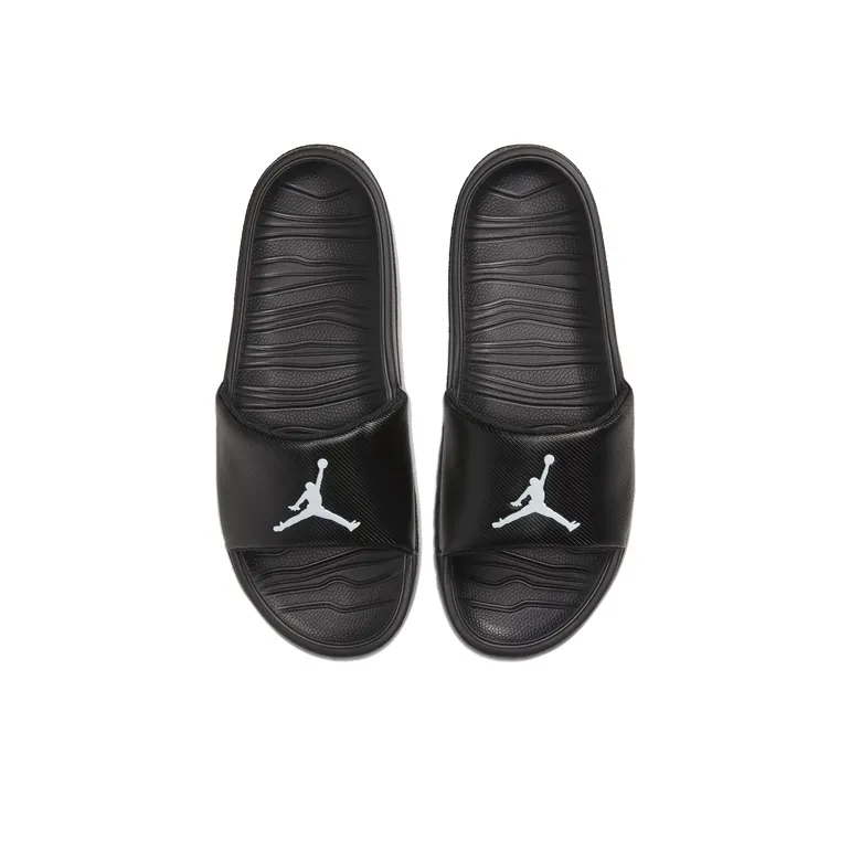 Jordan Break Slide Black White-2