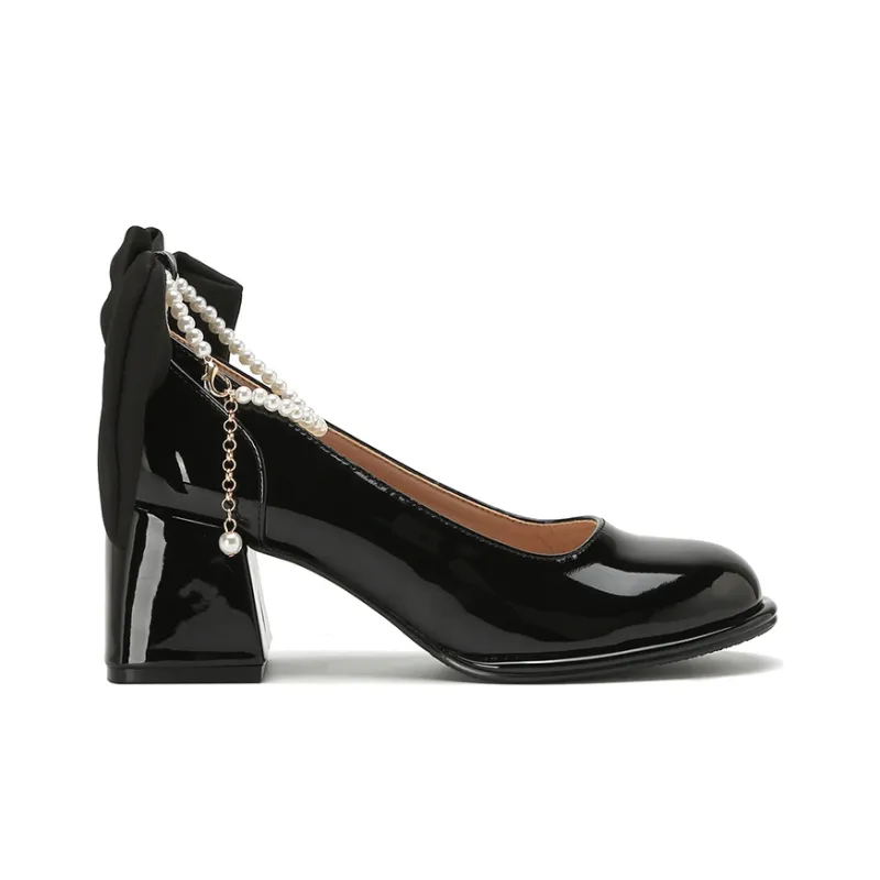 KATHRYN WILSON High Heels Women's Apricot/Black-5