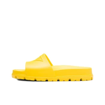 PRADA Rubber Sole Slide Slippers Men's White