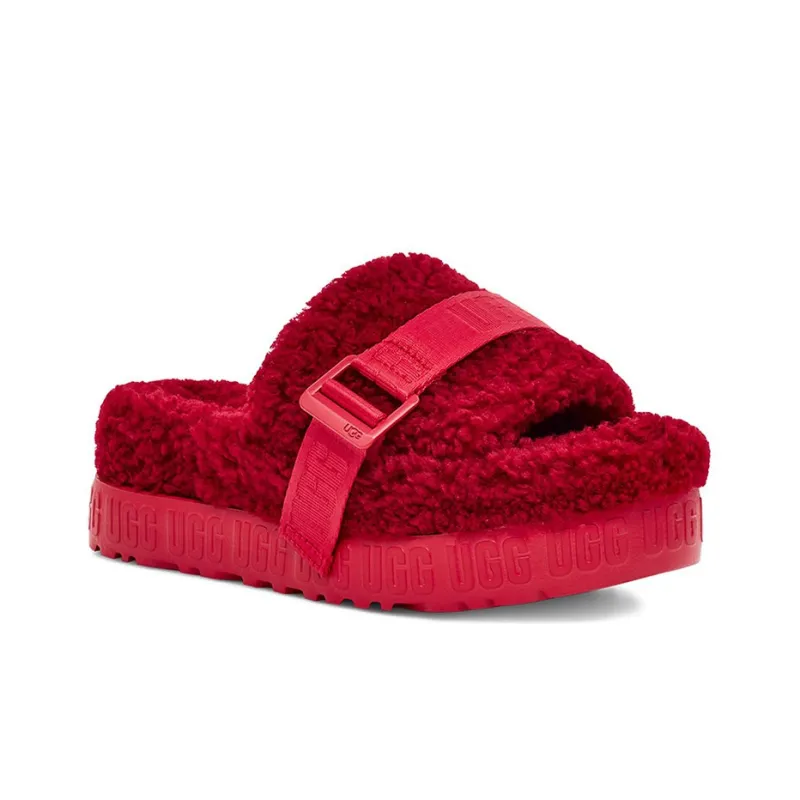 UGG Fluffita Slide Ribbon Red Women's-2