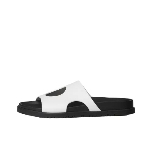 HERMES Slide Slippers Women's White