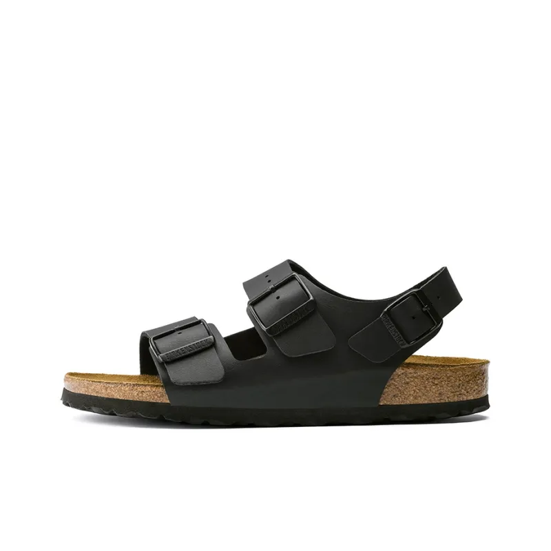 Birkenstock Milano Birko Flor 'Dark Brown'-0