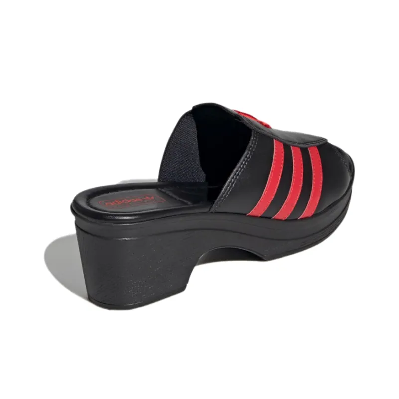 Adidas Trefoil Mules Lotta Volkova Black Red Women's-3