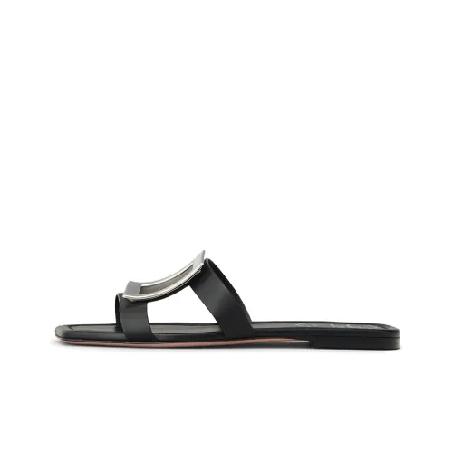 Roger Vivier Slide Slippers Women's Black