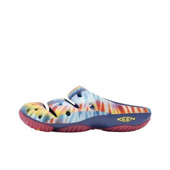 KEEN Yogui Artsfull Slide Slippers Men's Blue/Multicolor