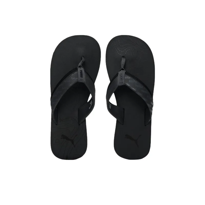 PUMA Contour Series Rubber Sole Slip-Resistant Slide Slippers Men's Black-2