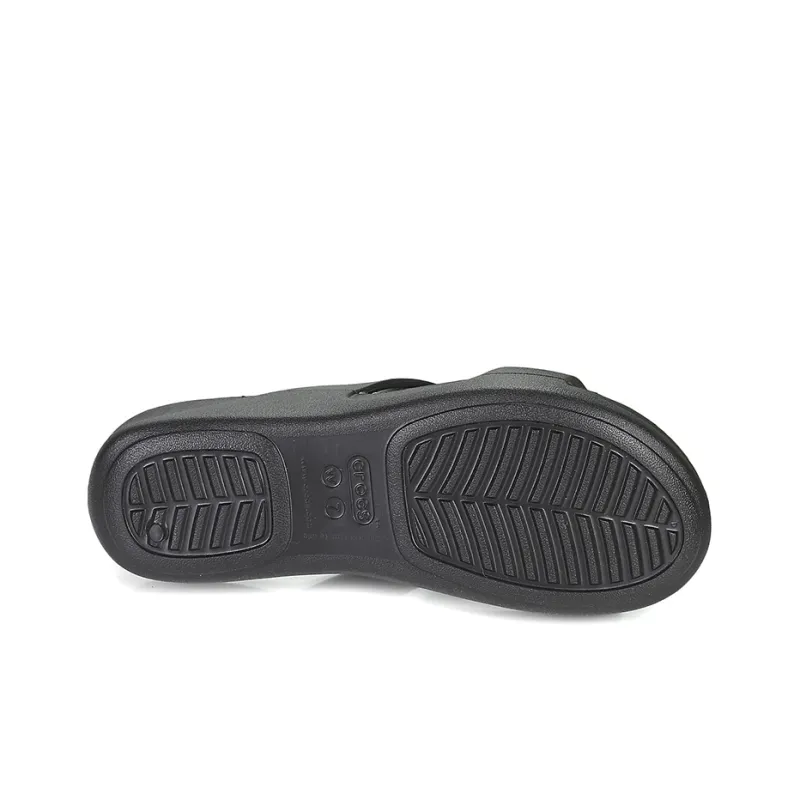 Crocs Monterey Slide Slippers Women's Black-6