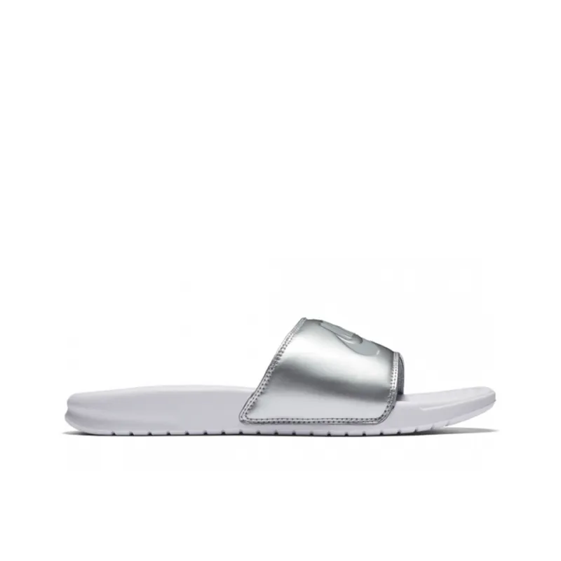 Nike Benassi Jdi Slide 'White Wolf Grey' Women's-1