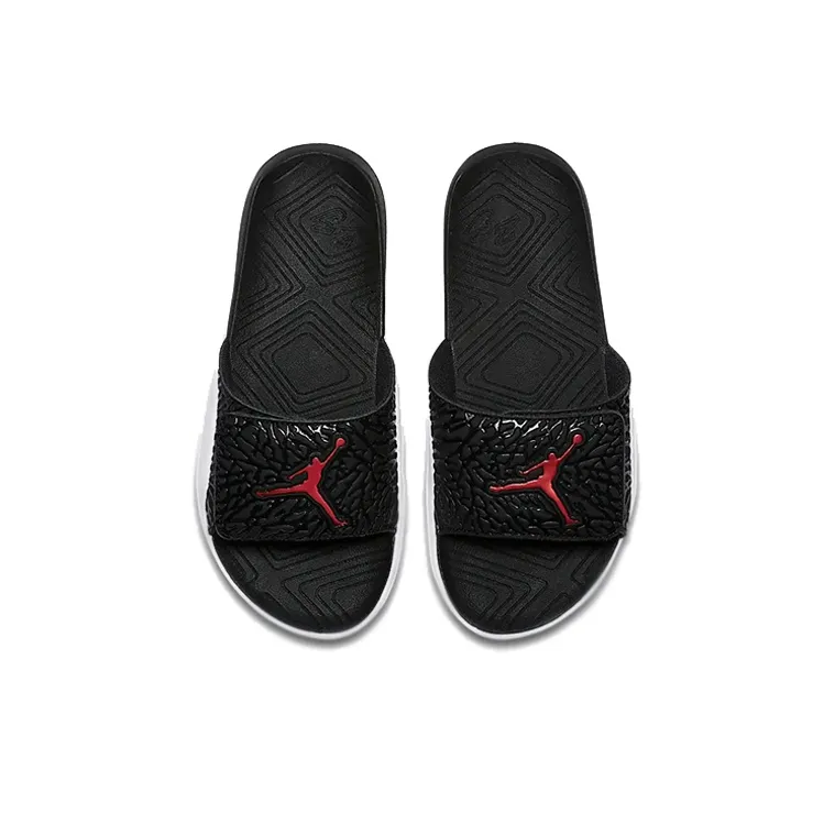 Air Jordan Hydro 7 V2 'Black Gym Red' GS-2