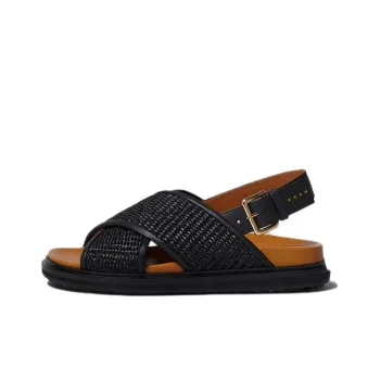 MARNI Fussbett Cross Strap Sandals Women's