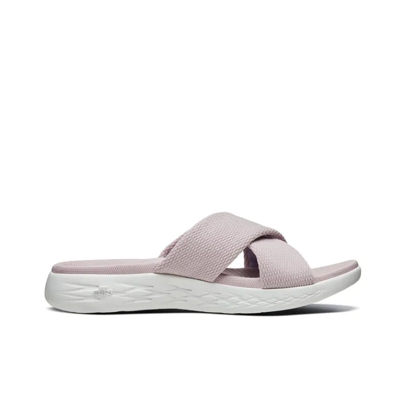 Skechers On The Go Slide Slippers Women's Light Cameo Brown-1