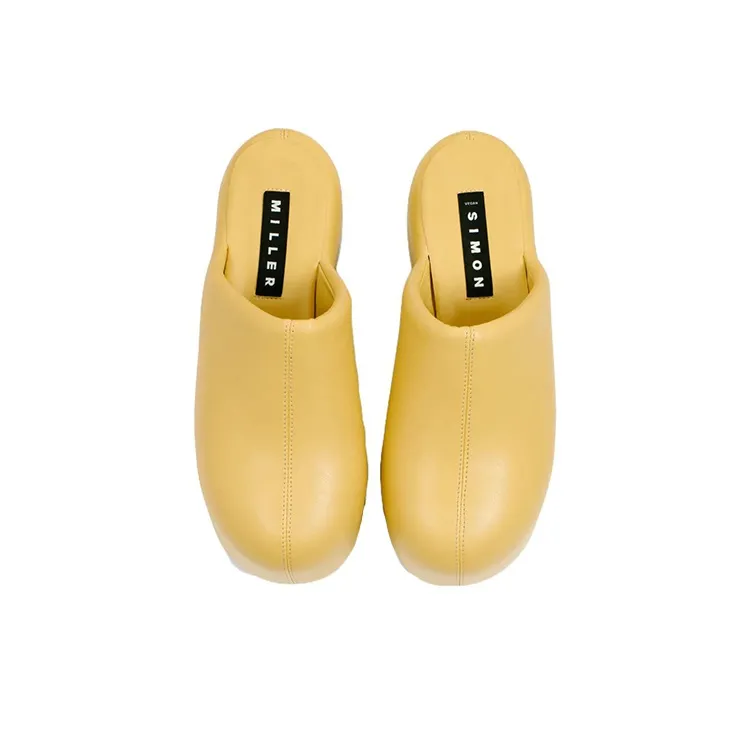 SIMON MILLER Wrap-toe Slippers Women's Orange Yellow-1