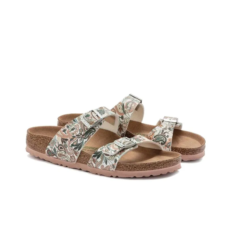 Birkenstock Sydney Vegan Birko Flor 'Paisley Light Rose' Women's-3