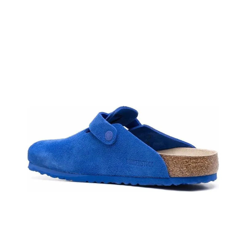 Birkenstock Boston Suede Leather 'Ultra Blue'-3