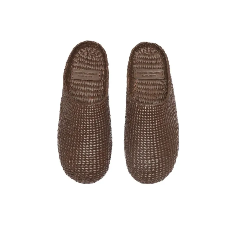 Officine Creative Polly Wrap-toe Slippers Women's Brown-2