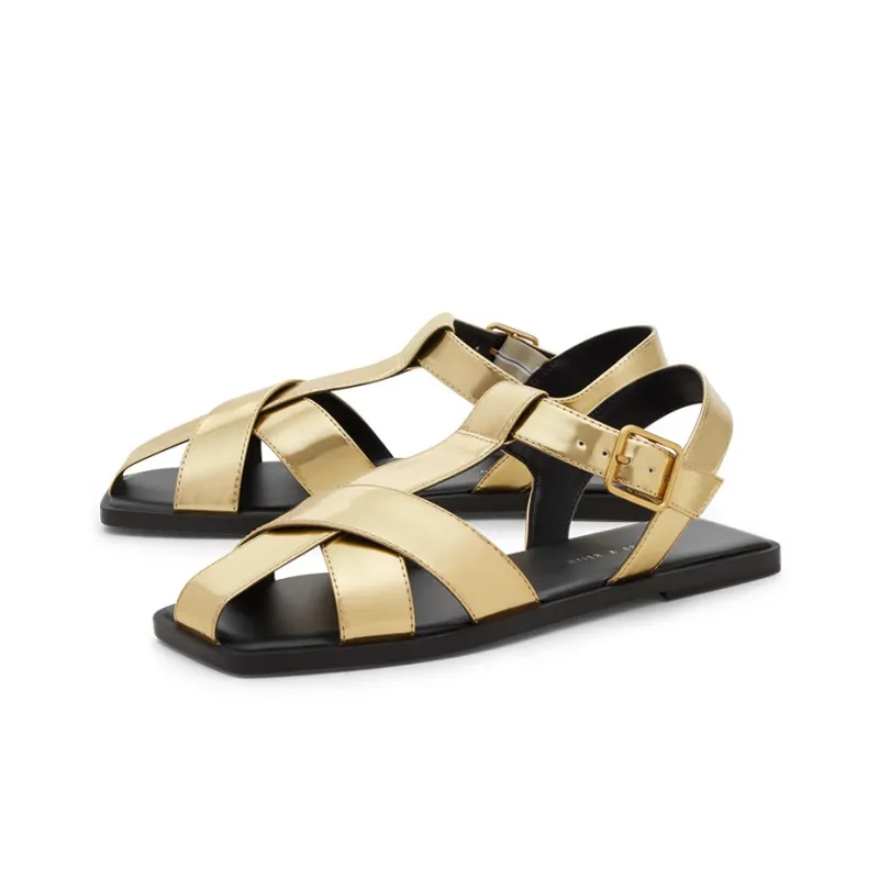 CHARLES&KEITH Roman Sandals Women's-2