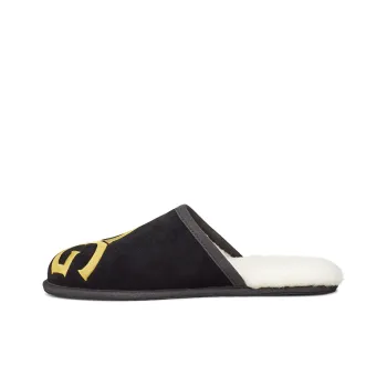 UGG Scuff Logo Slipper Black Gold