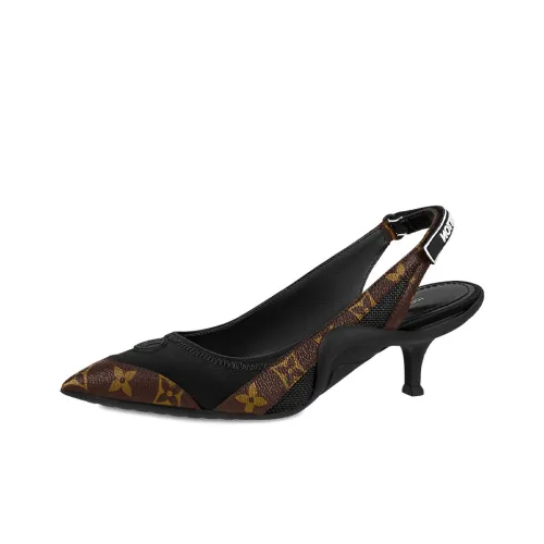 LOUIS VUITTON Archlight 1.0 High Heels Women's Black Brown