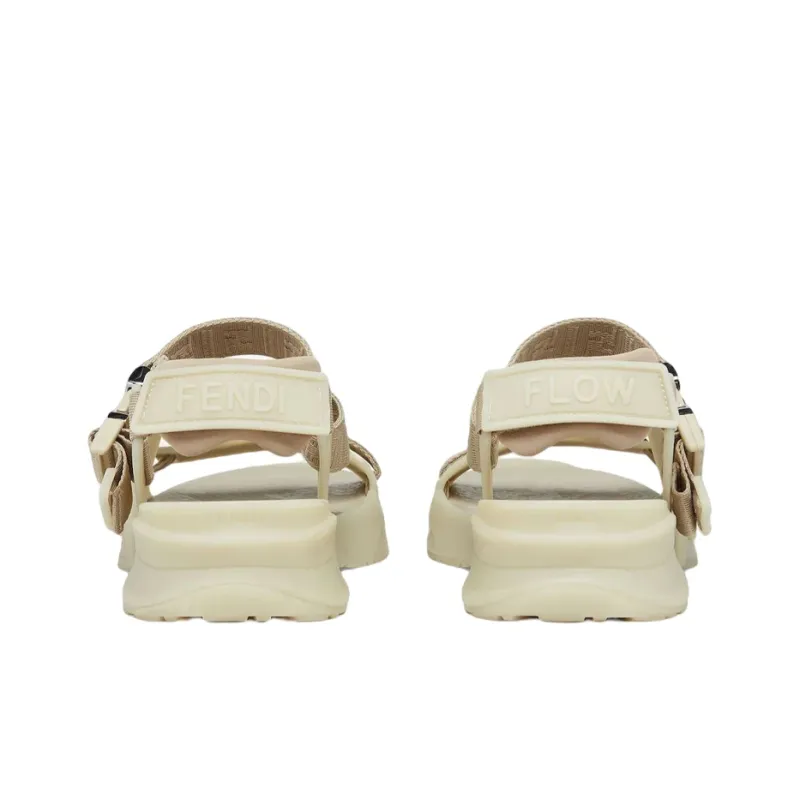 FENDI Flow Logo-embossed Sandals-4