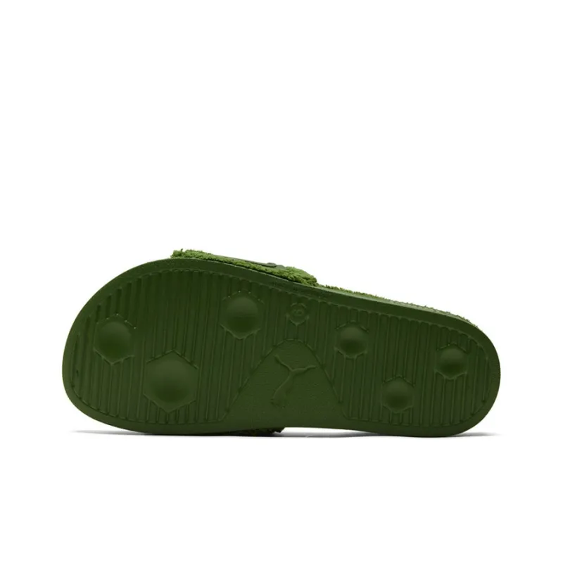 PUMA Leadcat Ylm Slide Winter Slipper Green-5