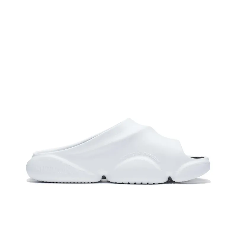 LiNing BADFIVE Slide EVA Slide Slippers Men's White Black-1