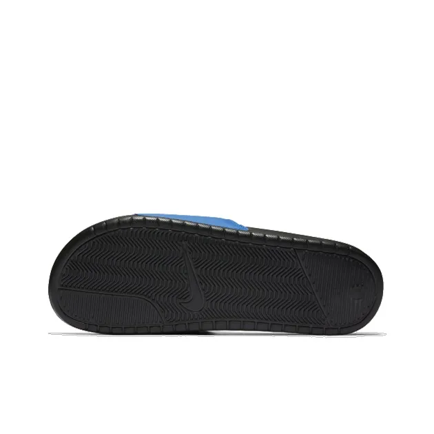 Nike Benassi Jdi Mismatch Fashion Unisex Blue Black Slippers 'Black'-2