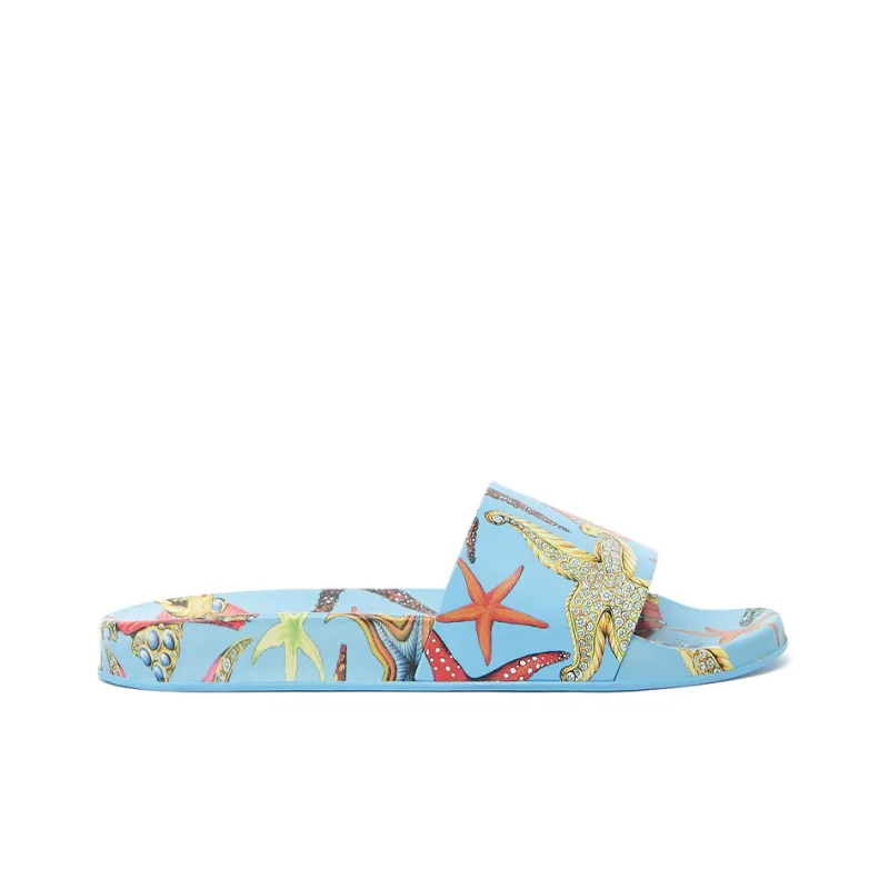 VERSACE Trésor De La Mer Slides 'White'-1