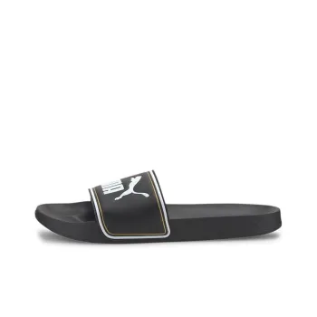 PUMA Leadcat Ftr Slide Black Team Gold White