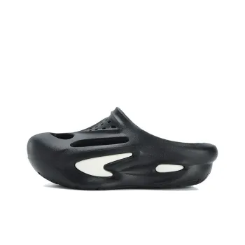 FILA FUSION Shell Slippers 'Black' Women's