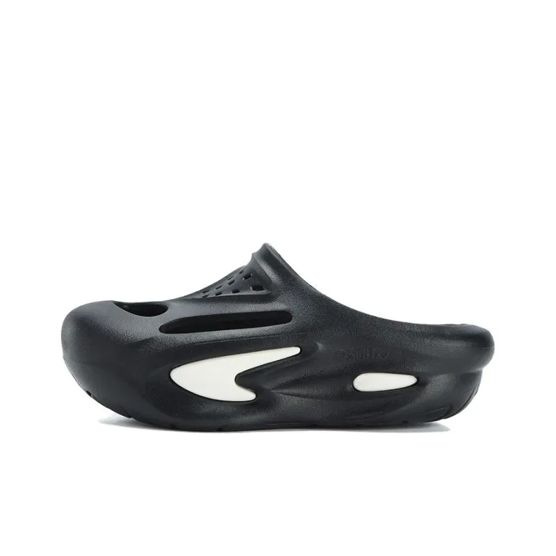 FILA FUSION Shell Slippers 'Black' Women's-0