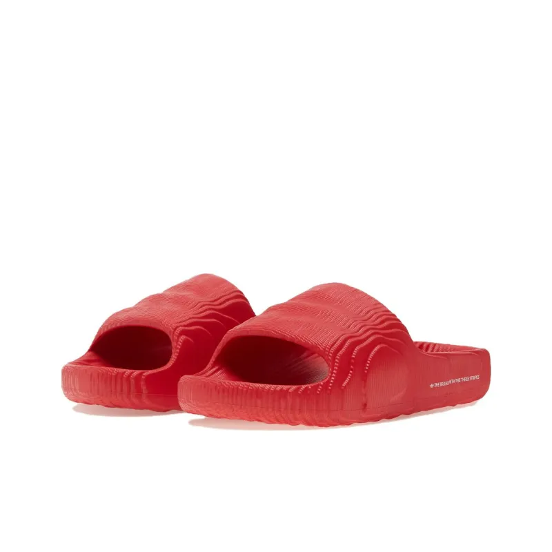 Adidas Adilette 22 'Scarlet' Slides-2