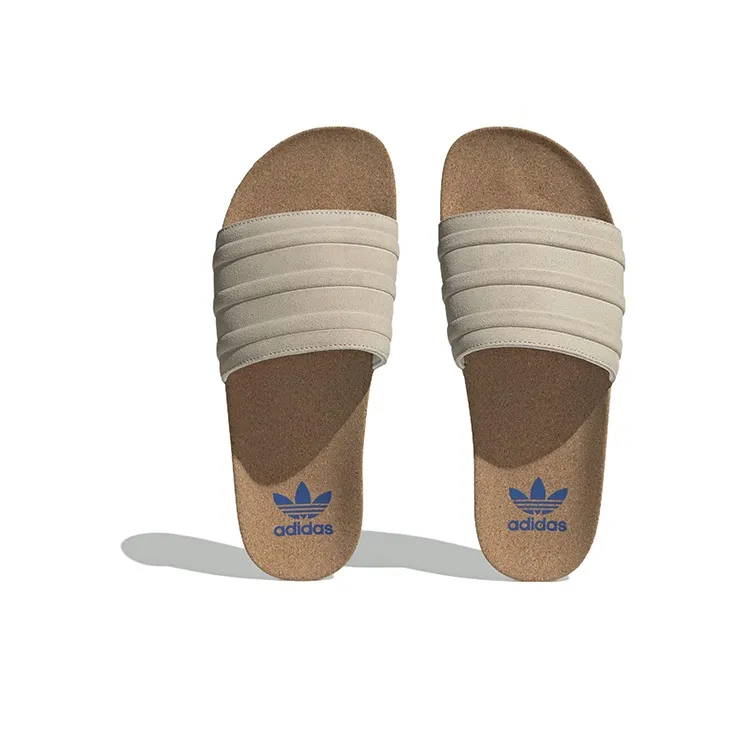 Adidas Adilette Premium Slides Wonder White Cork-4