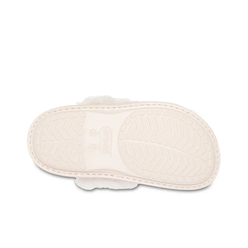 Crocs Mule Fur Slippers 'Pink' Women's-4