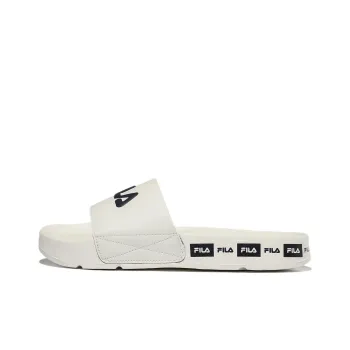 FILA Sports Slippers Unisex White Black Korean Version 'White Black'