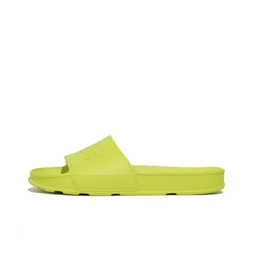 FILA Slick Slide Sports Slippers Unisex Yellow Korean Style