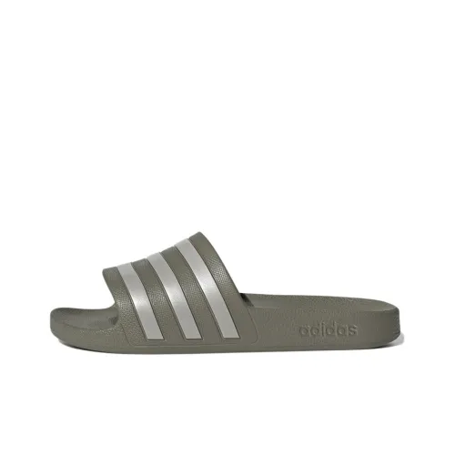 Adidas Originals Adilette Slide Slippers Women's Gray/Green