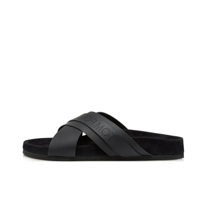 TOM FORD Odor-Resistant Slide Slippers Men's Black-0