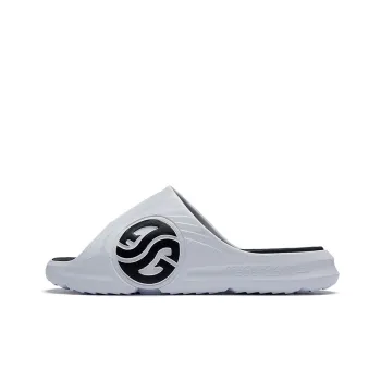 361° Quiet Slide Slippers Men's White Black