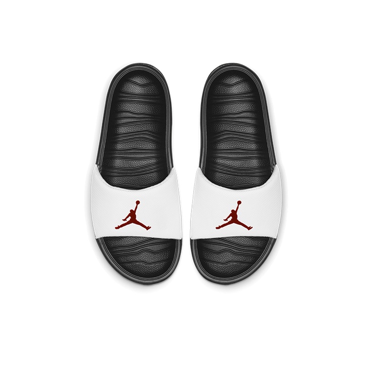 JORDAN Break Slide White Black - POIZON JORDAN Break Slide White Black - POIZON