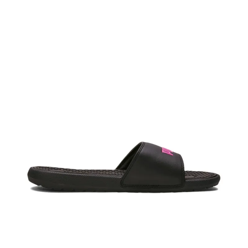 Puma Women's Cool Cat Slides 'Black Luminous Pink'-1