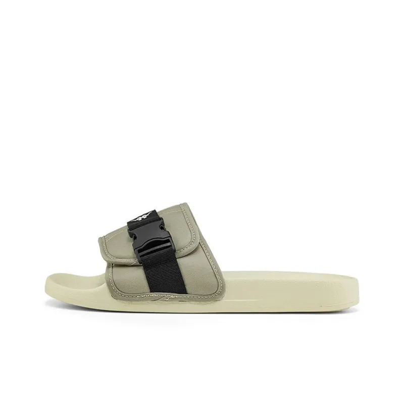 Kappa Slide Slippers Unisex Brown/Black-0
