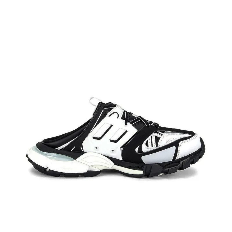 Balenciaga Track Mule Black White-1