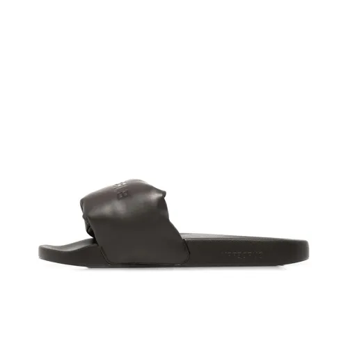 Burberry Embossed Logo Padded Slide Brown