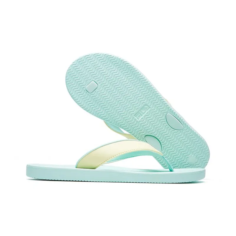 FILA Flip Flops GreenYellow Women's-3