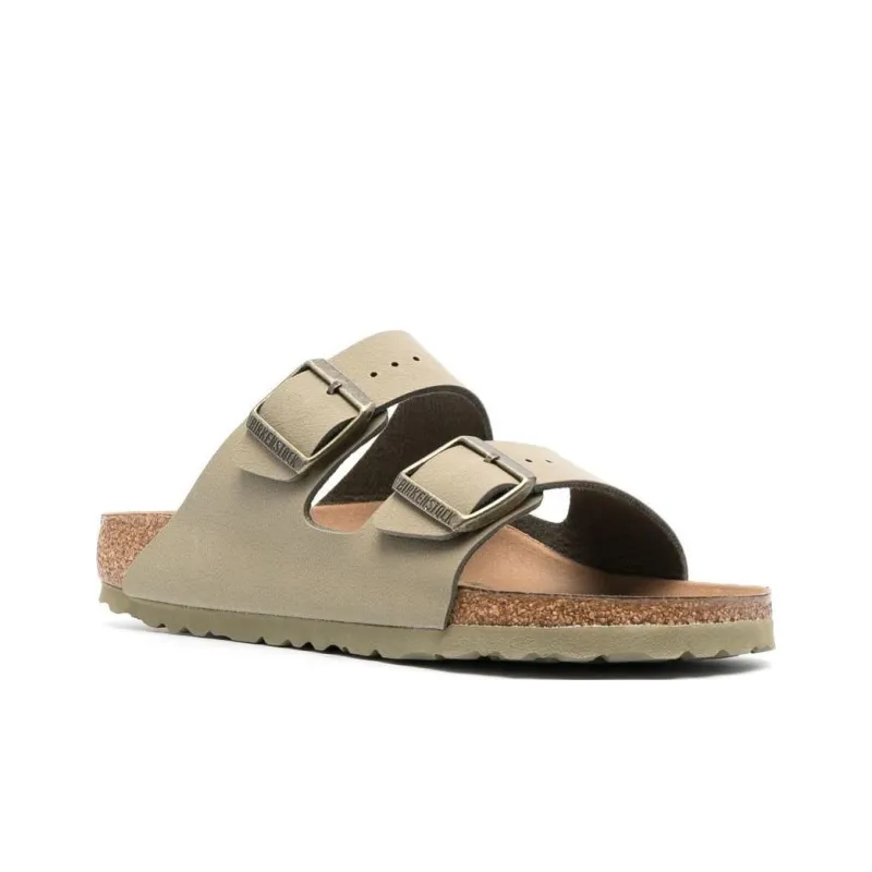Birkenstock Slide Slippers Women's Khaki-2