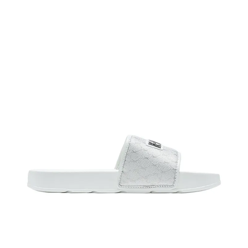 KSWISS Santa Monica Sports Slippers Men's White Silver-1
