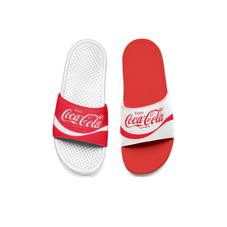 Coca Cola x Anta Rubber Sole Slide Slippers Men's White Red-3